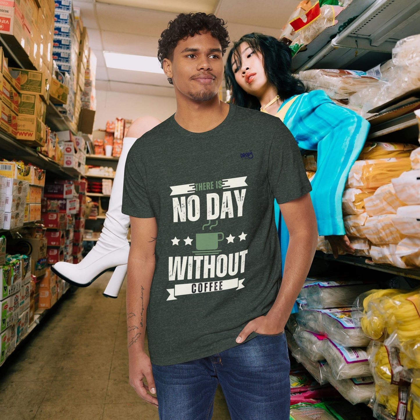 Unisex Recycled Organic T-Shirt_ N7* Series USRCOTS PT2WW001_ Limited Edition by WesternWaves: