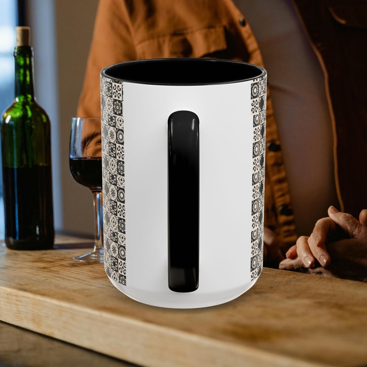 11oz Accent Mug_ N2 Series 11OZACM PT2WW001_ Limited Edition Perfect Blend of Style by WesternWaves: