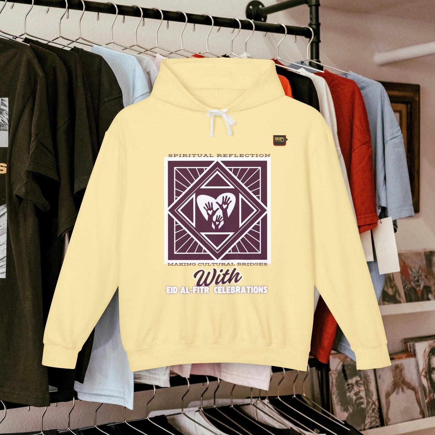 Unisex Lightweight Hooded Sweatshirt – N2+ Series USLWHSS PT2WW023_ Limited Edition Crafted Comfort by WesternWaves: