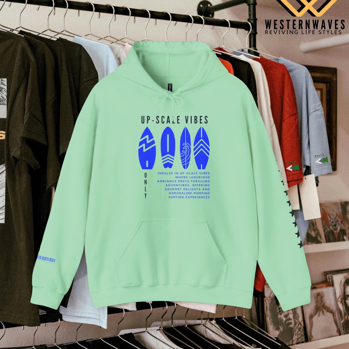 Unisex Heavy Blend™ Crewneck Sweatshirt_ N3+ Series UHBCSS PT2WW008_ Limited Edition Comfort & Style by WesternWaves: