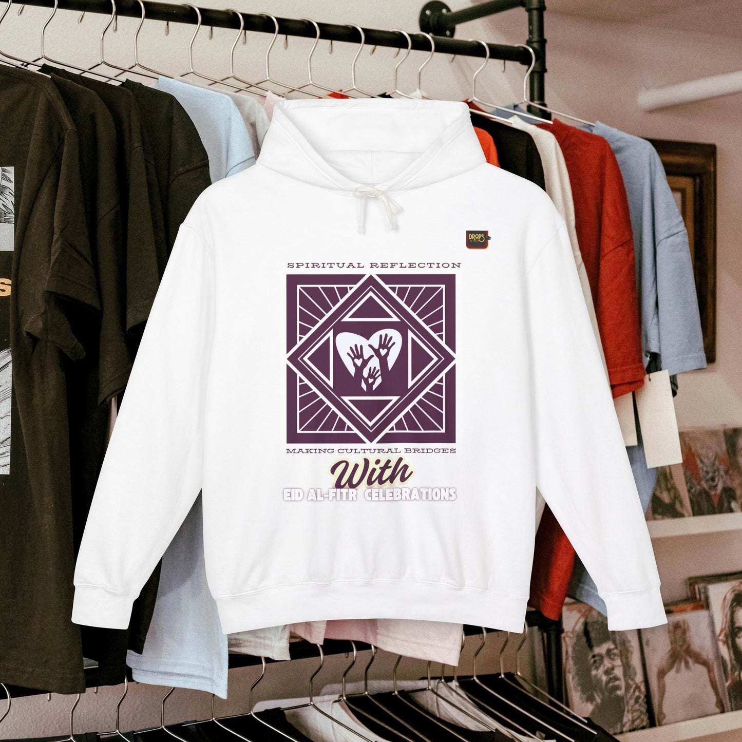 Unisex Lightweight Hooded Sweatshirt – N2+ Series USLWHSS PT2WW023_ Limited Edition Crafted Comfort by WesternWaves: