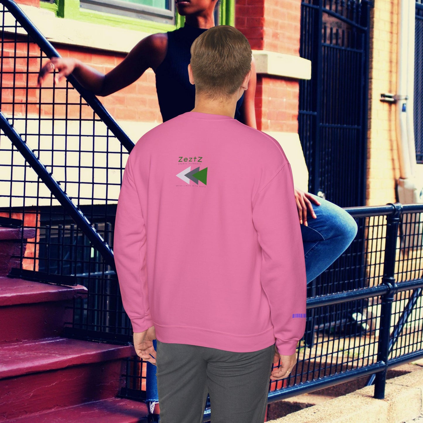 Unisex Heavy Blend™ Crewneck Sweatshirt_ N2+ Sports Series UHBCSS PT2WW008_ Limited Edition ‘Zeztz’ Brand Sports Elements by WesternWaves: