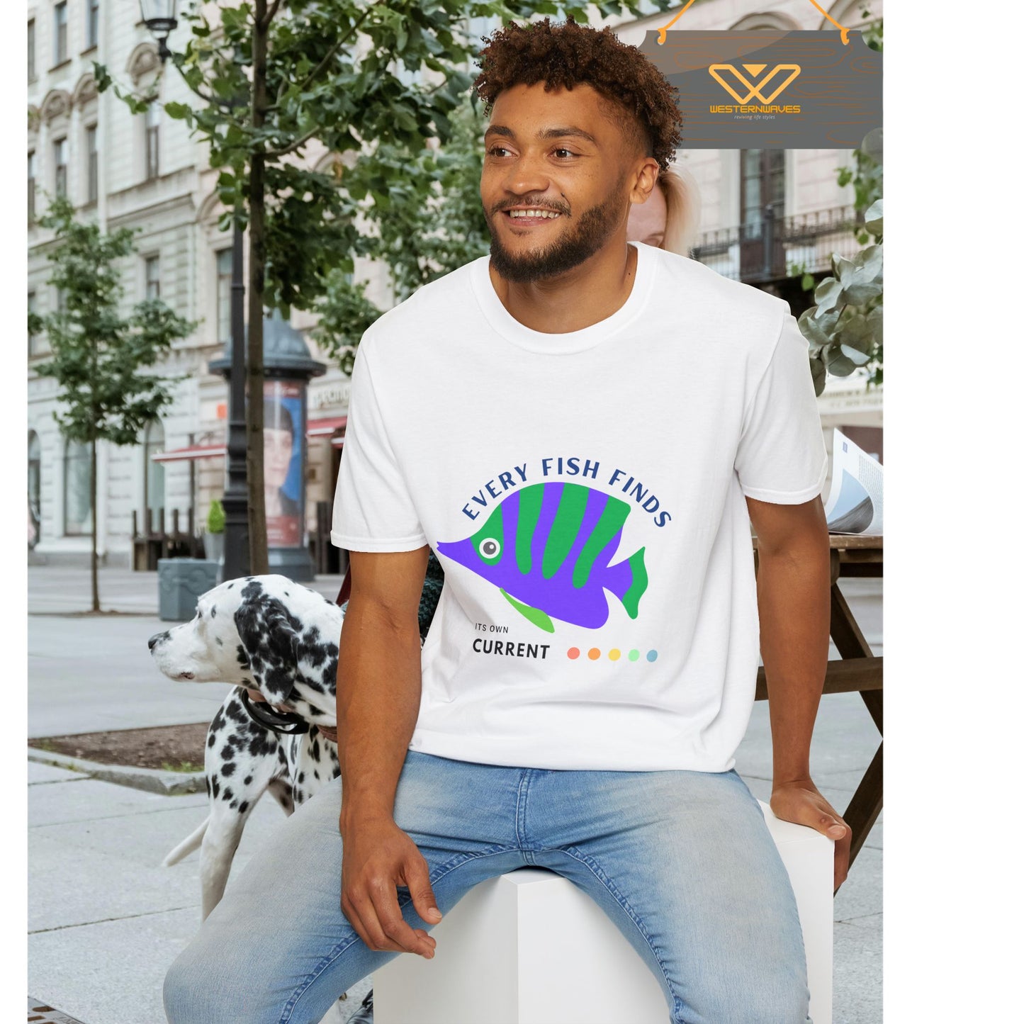 Unisex Softstyle T-Shirt_ N+ Series USSTS FT2WW009_ Limited Edition by WesternWaves: