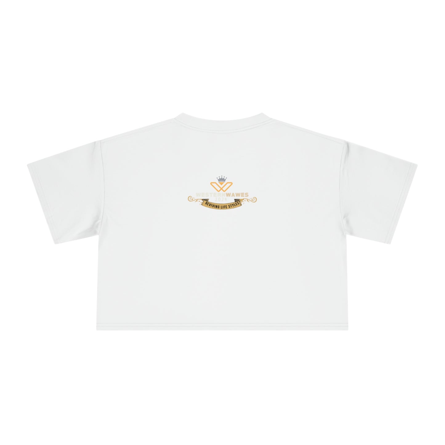 Women’s Cropped Tee_ N+ Series WCT PT2WW001_ WesternWaves Limited Edition by WesternWaves: