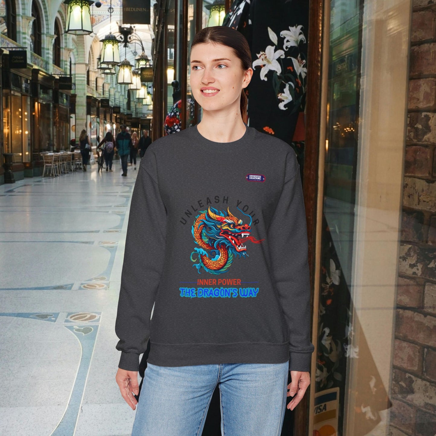 Unisex Heavy Blend™ Crewneck Sweatshirt_ N2 Series UHBCSS PT2WW007_ Limited Edition Pure Luxury for Every Occasion by WesternWaves: