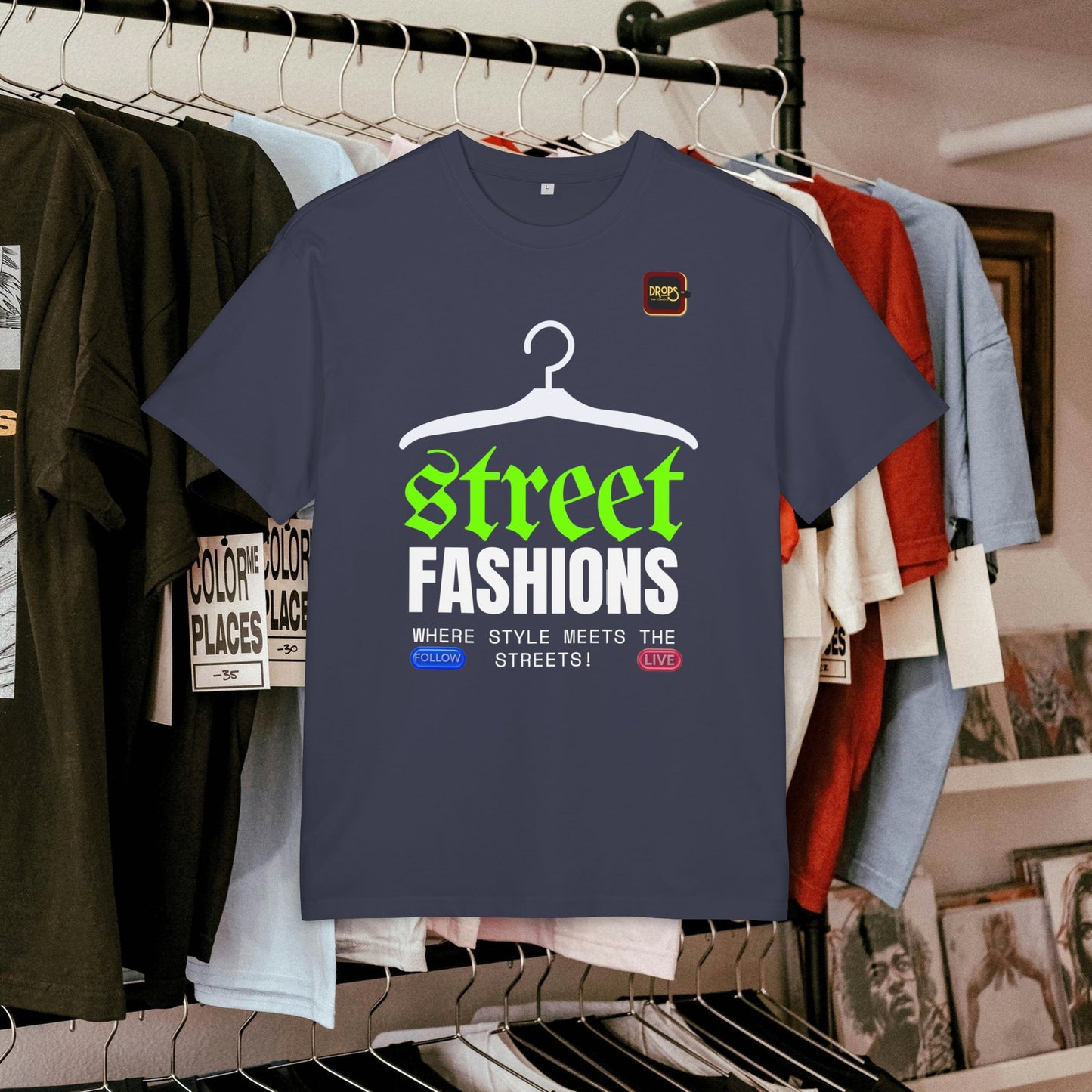 Unisex Oversized Tee_ N6+ Series USOSTEE PT2WW003_ Limited Edition by WesternWaves: