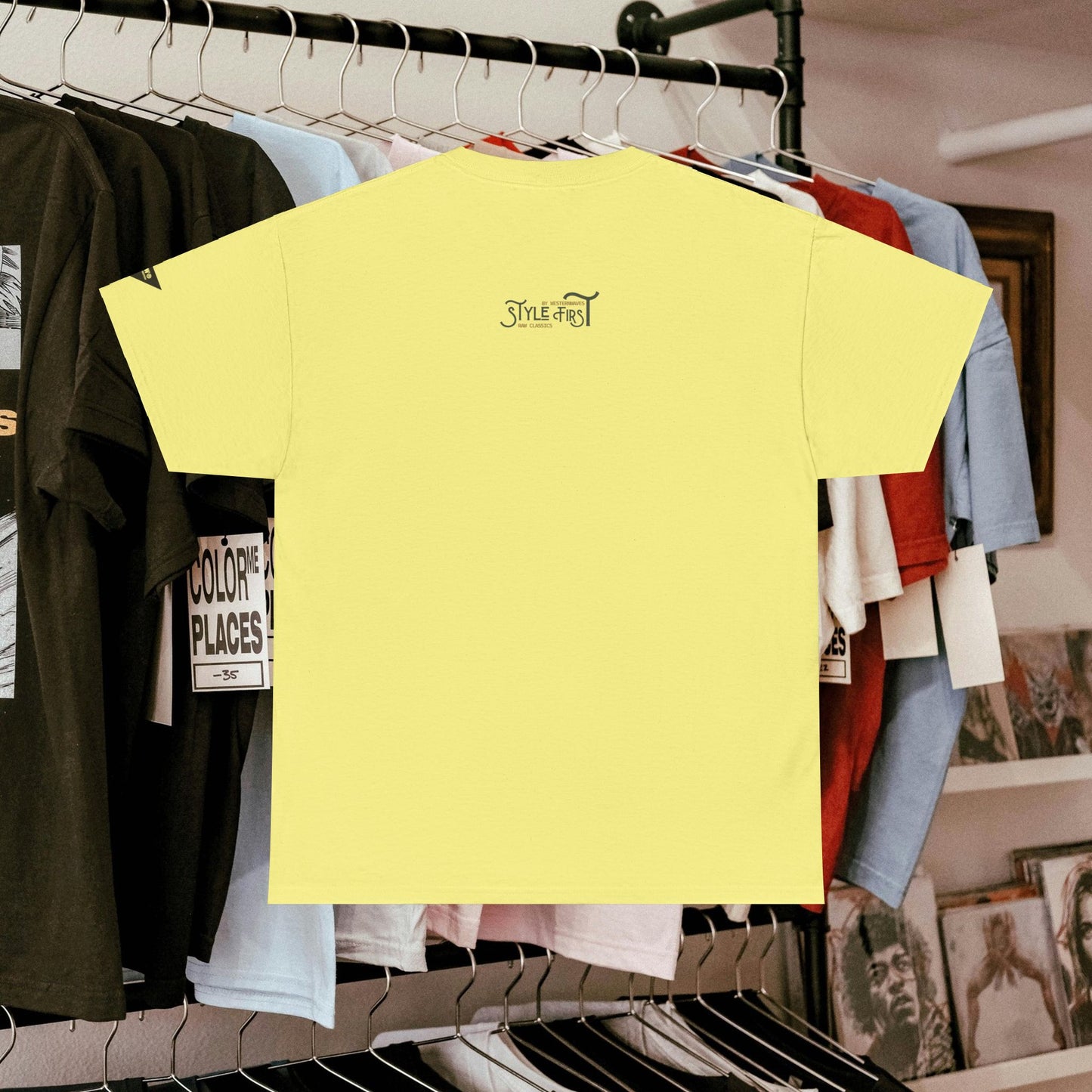 Unisex Heavy Cotton Tee_ Crafted from premium 100% cotton_ N3+ Series UHCT PT2WV004_ Limited Edition by WesternWaves: