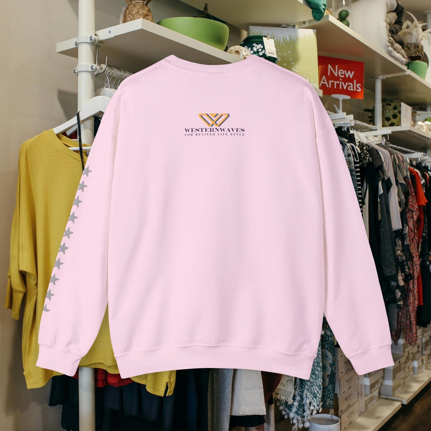 Unisex Heavy Blend™ Crewneck Sweatshirt_ N2 Series SPW UHBCSS PT2WW003_ Limited Edition 'DROPS' Brand Raw Classics by WesternWaves: