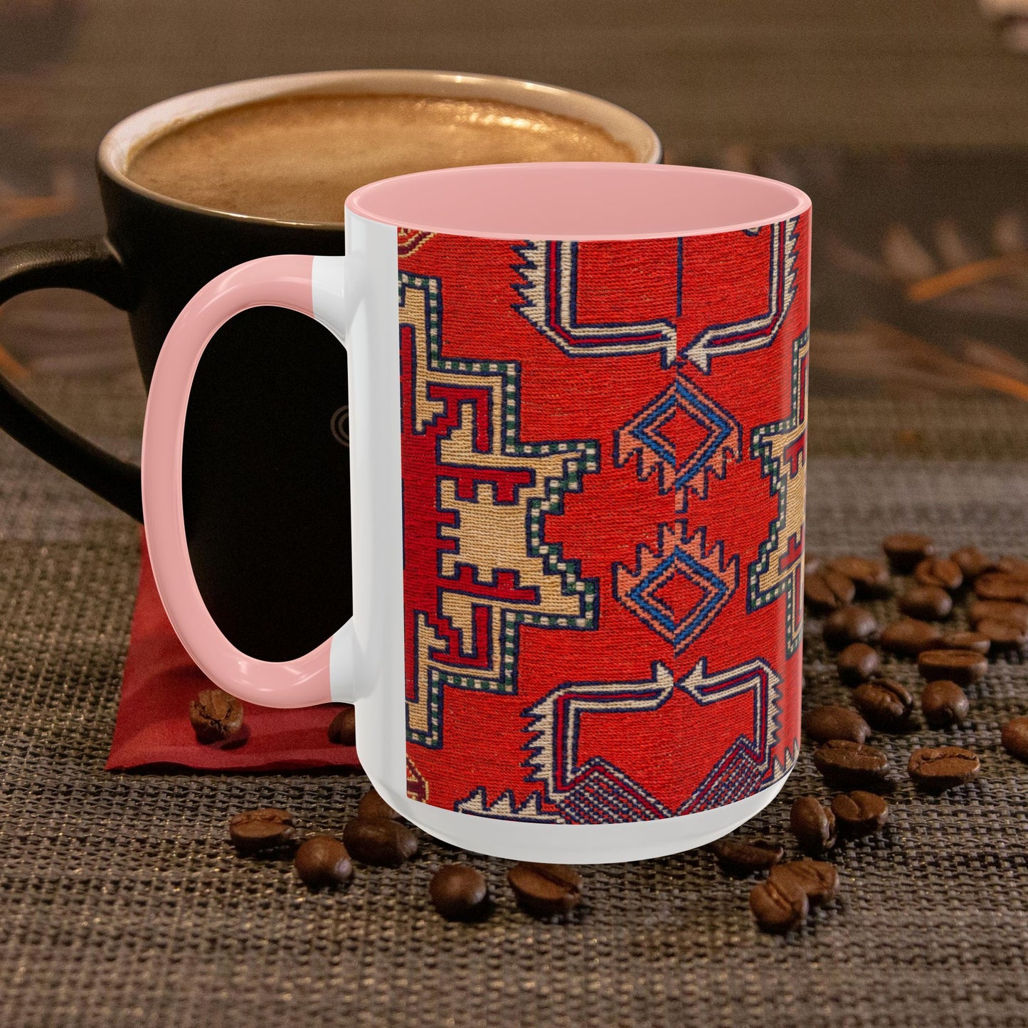 Accent Coffee Mug 11, 15oz_ N3+ Series ACM11OZ PT2WW019_ Limited Edition Perfect Blend of Style by WesternWaves: