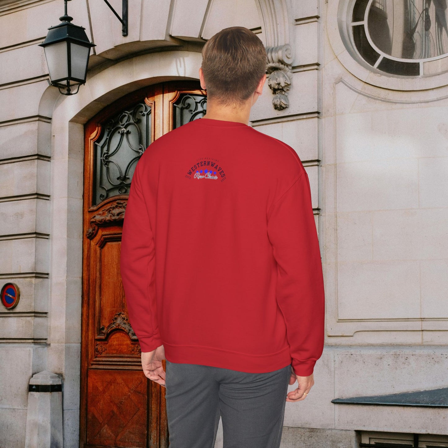 Unisex Heavy Blend™ Crewneck Sweatshirt_ N2 Sports Series UHBCSS PT2WW004_ Limited Edition 'DROPS' Brand Sweatshirt by WesternWaves: