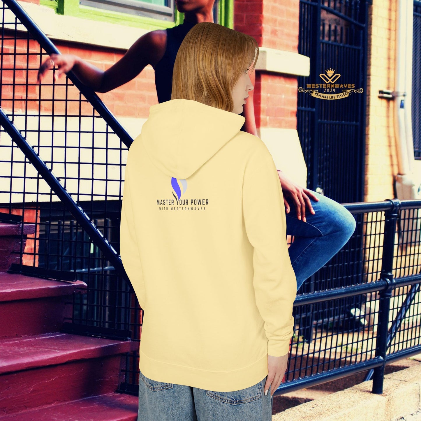 Unisex Lightweight Hooded Sweatshirt – N2+ Series SPW USLWHSS PT2WW014_ Limited Edition Crafted Comfort by WesternWaves: