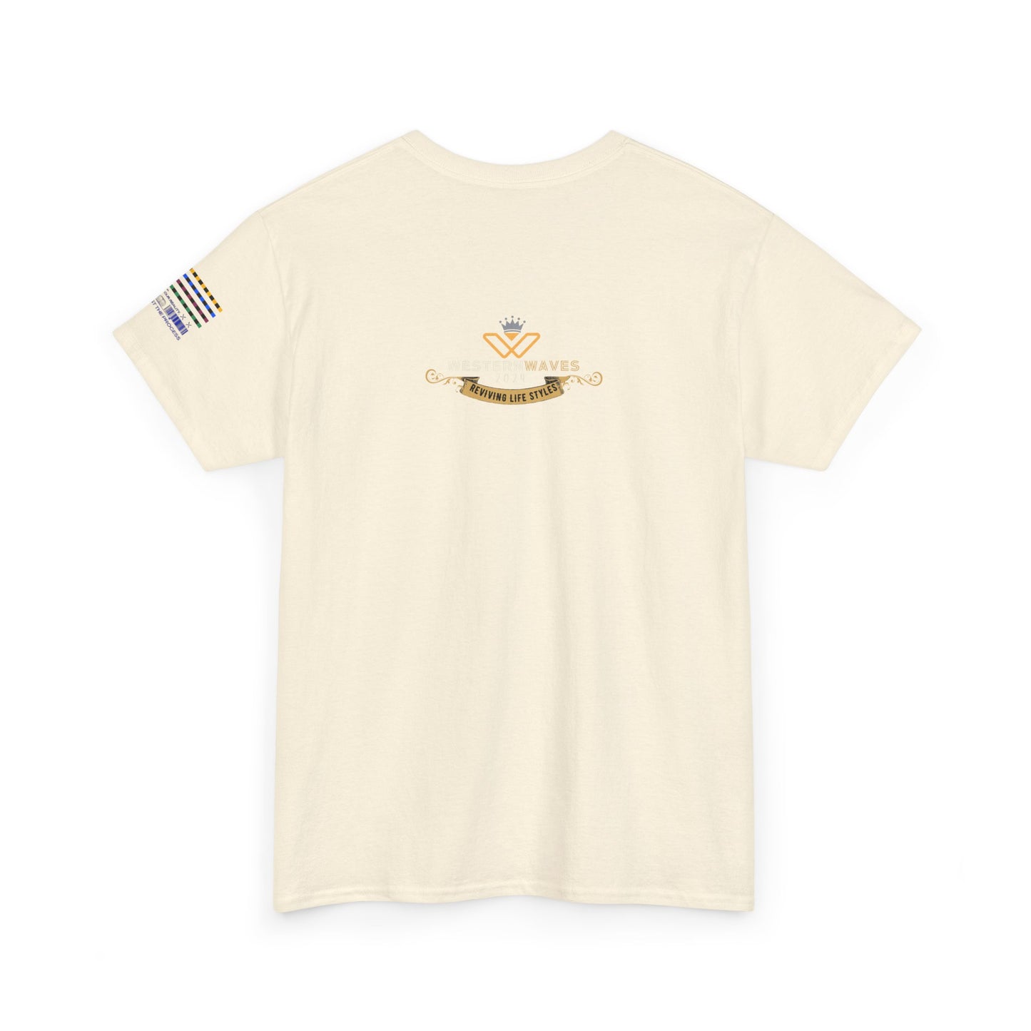 Unisex Heavy Cotton Tee_ Crafted from premium 100% cotton_ N+ Series UHCT PT2WV003_ Limited Edition by WesternWaves: