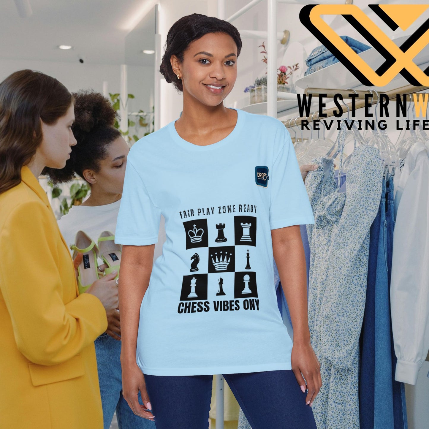 Unisex District® Re-Tee®_ N Series USDRR_ PT2WW001_ Sustainable Style by WesternWaves: