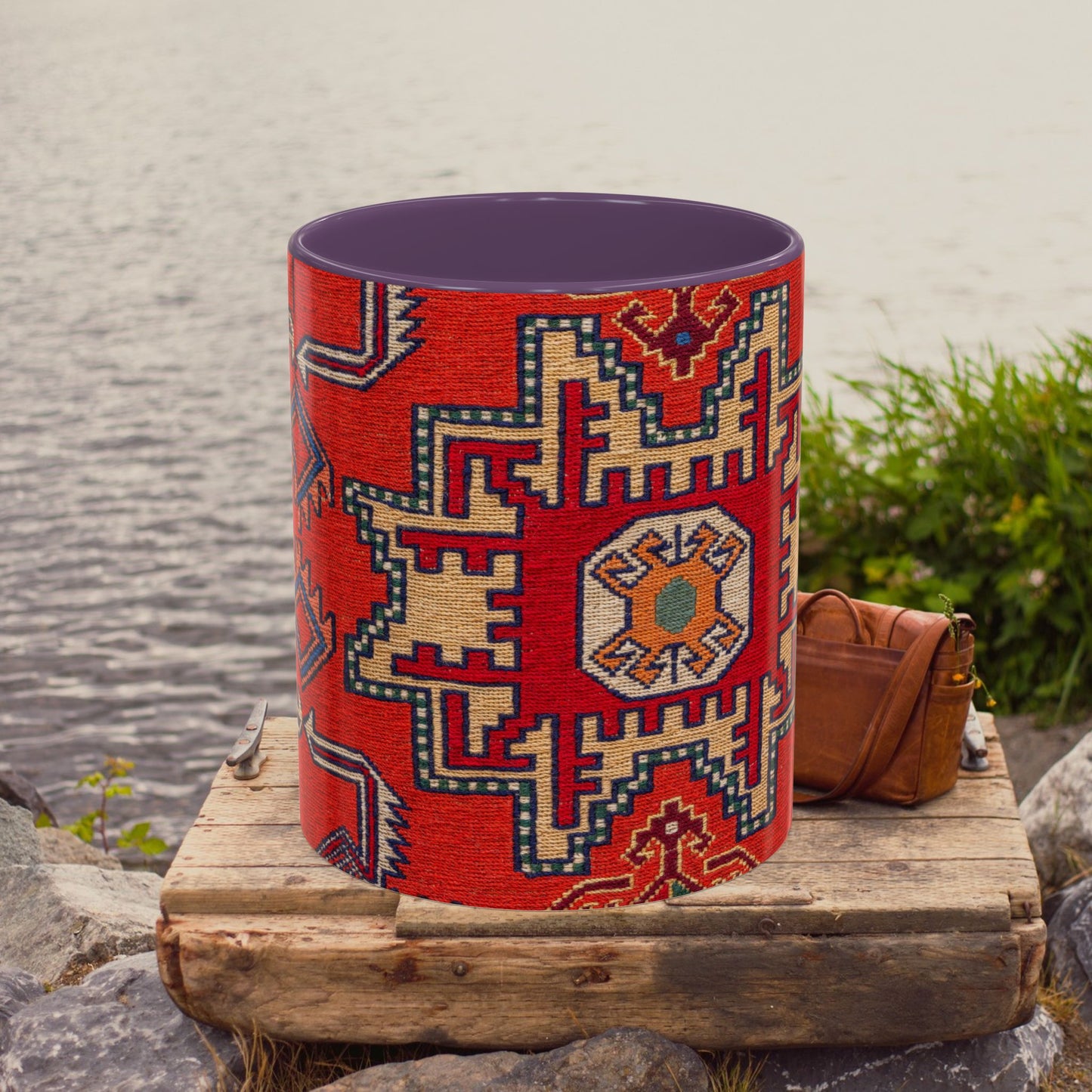Accent Coffee Mug 11, 15oz_ N3+ Series ACM11OZ PT2WW019_ Limited Edition Perfect Blend of Style by WesternWaves:
