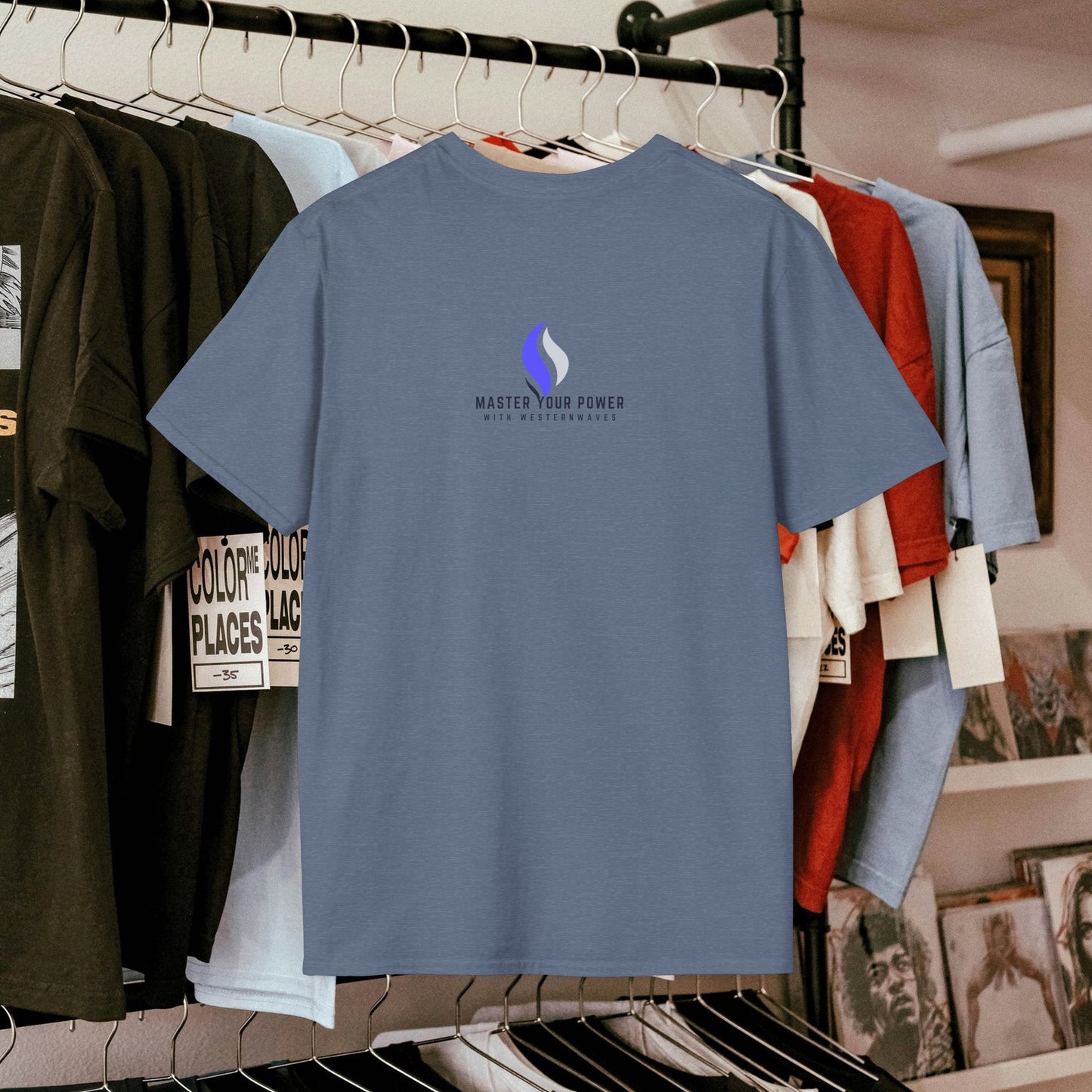 Unisex Softstyle T-Shirt_ N2+ Series USSTS FT2WW003_ Redefines Relaxation Limited Edition by WesternWaves: