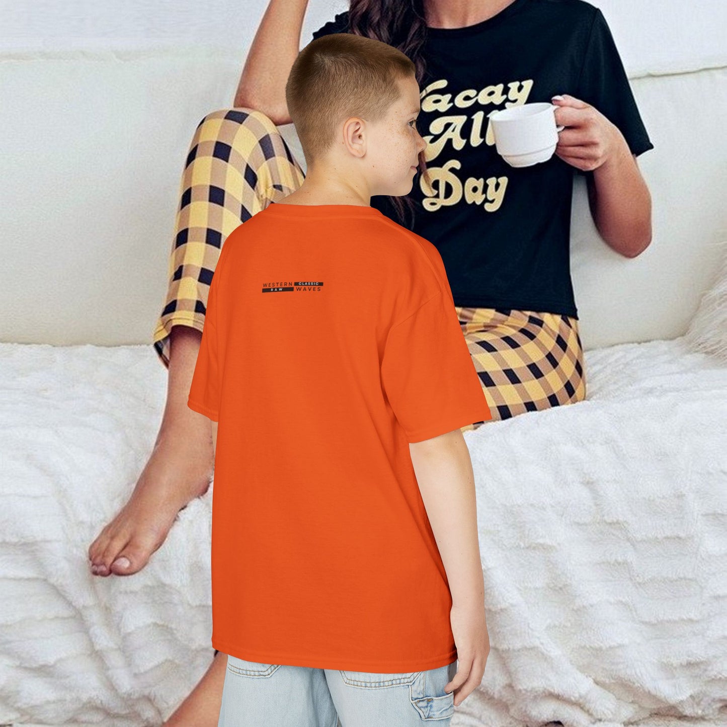 Kids Heavy Cotton™ Tee_ N2 Series KHCT PT2WW0011_ Limited Edition Durable Comfort for Every Adventure by WesternWaves: