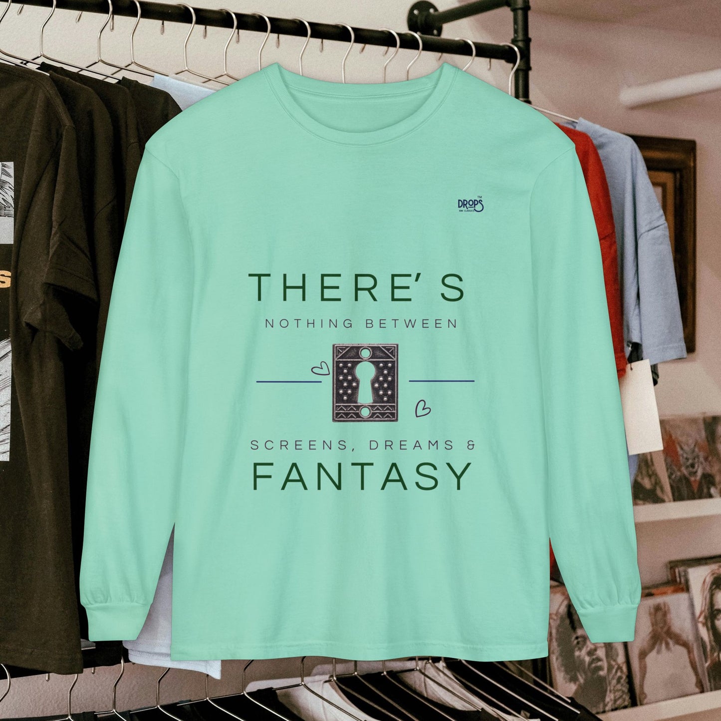 Unisex Long Sleeve T-Shirt_ N7+ Series USLSTSHIRT PT2WW001_ Limited Edition Trendy Vibes by WesternWaves: