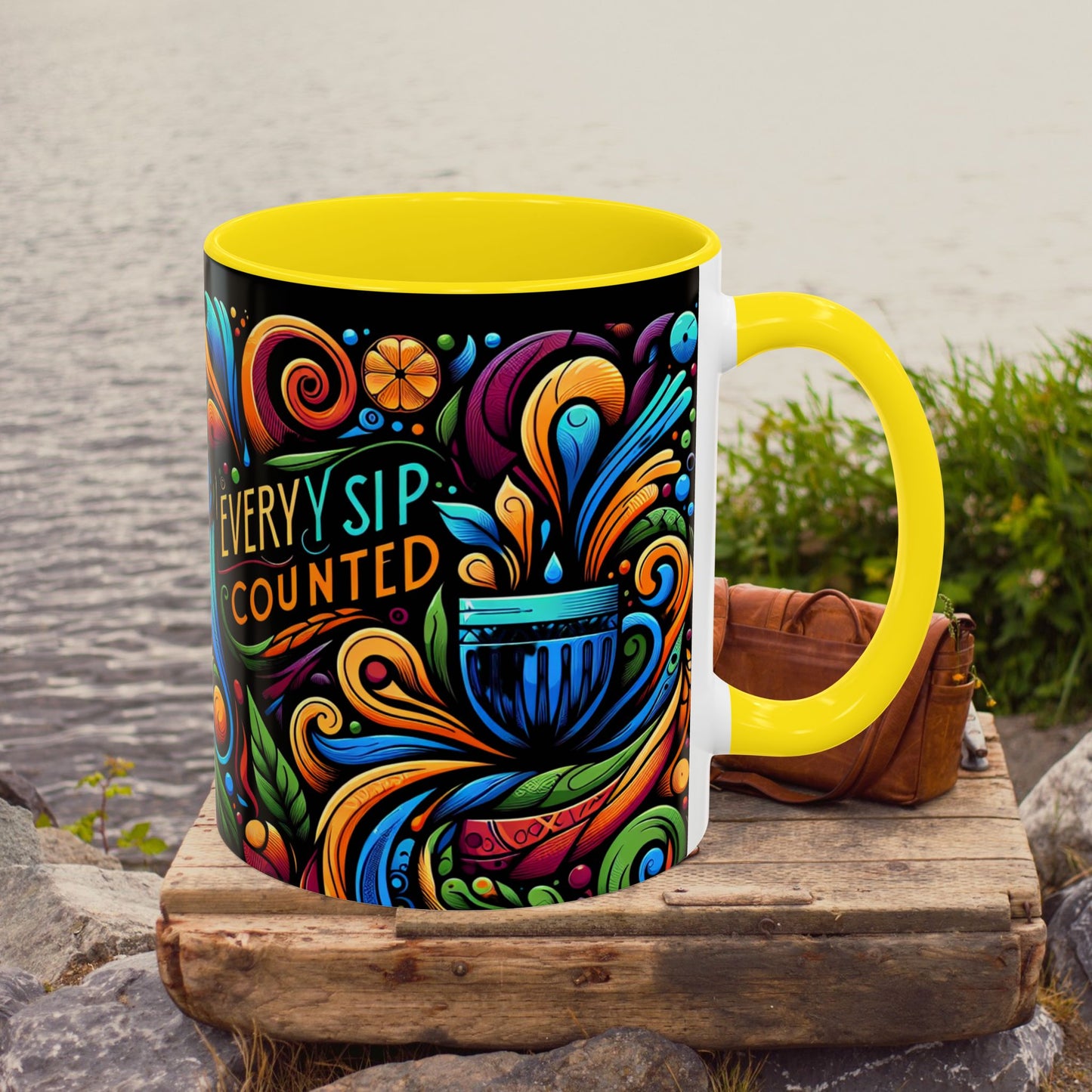 Accent Coffee Mug 11_ N3* Series ACM11OZ PT2WW022_ Limited Edition Perfect Blend of Style by WesternWaves: