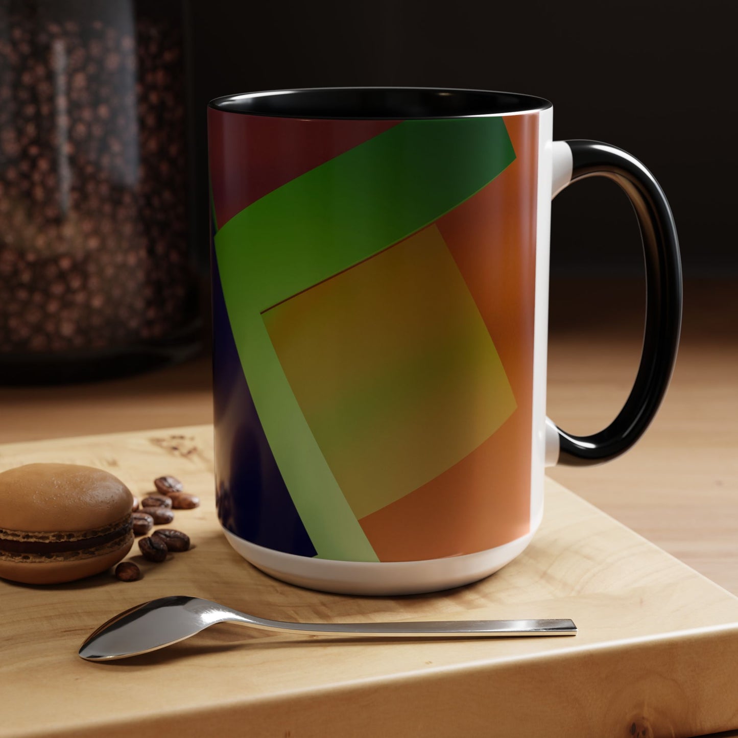 Accent Coffee Mug 11, 15oz_ N3+ Series ACM11OZ PT2WW018_ Limited Edition Perfect Blend of Style by WesternWaves: