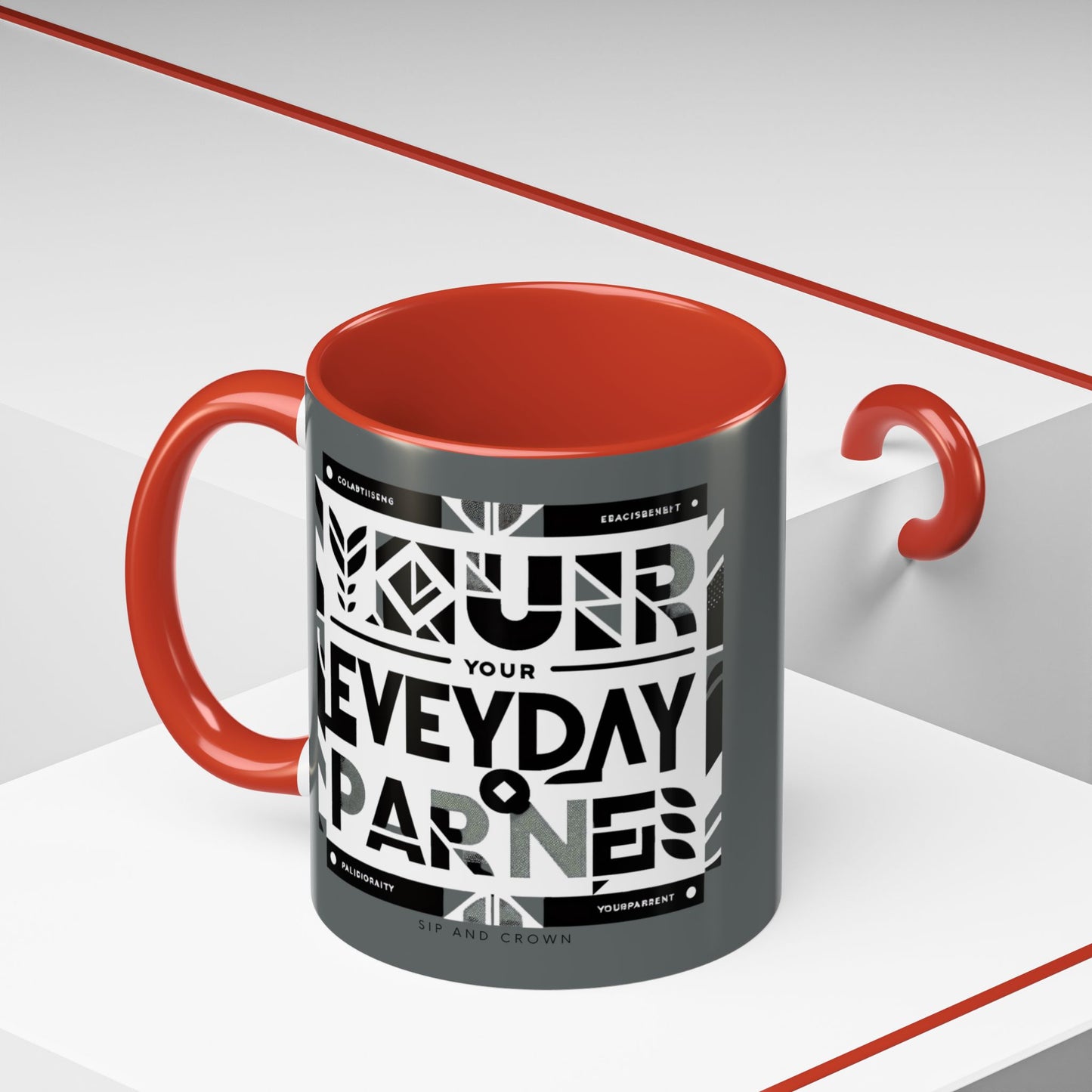Accent Coffee Mug 11oz _ N3* Series ACM11OZ PT2WW021_ Limited Edition Perfect Blend of Style by WesternWaves: