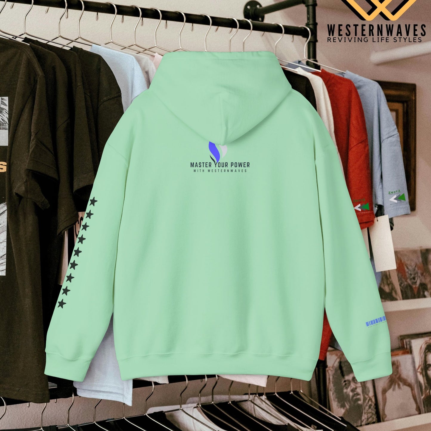 Unisex Heavy Blend™ Crewneck Sweatshirt_ N3+ Series UHBCSS PT2WW008_ Limited Edition Comfort & Style by WesternWaves:
