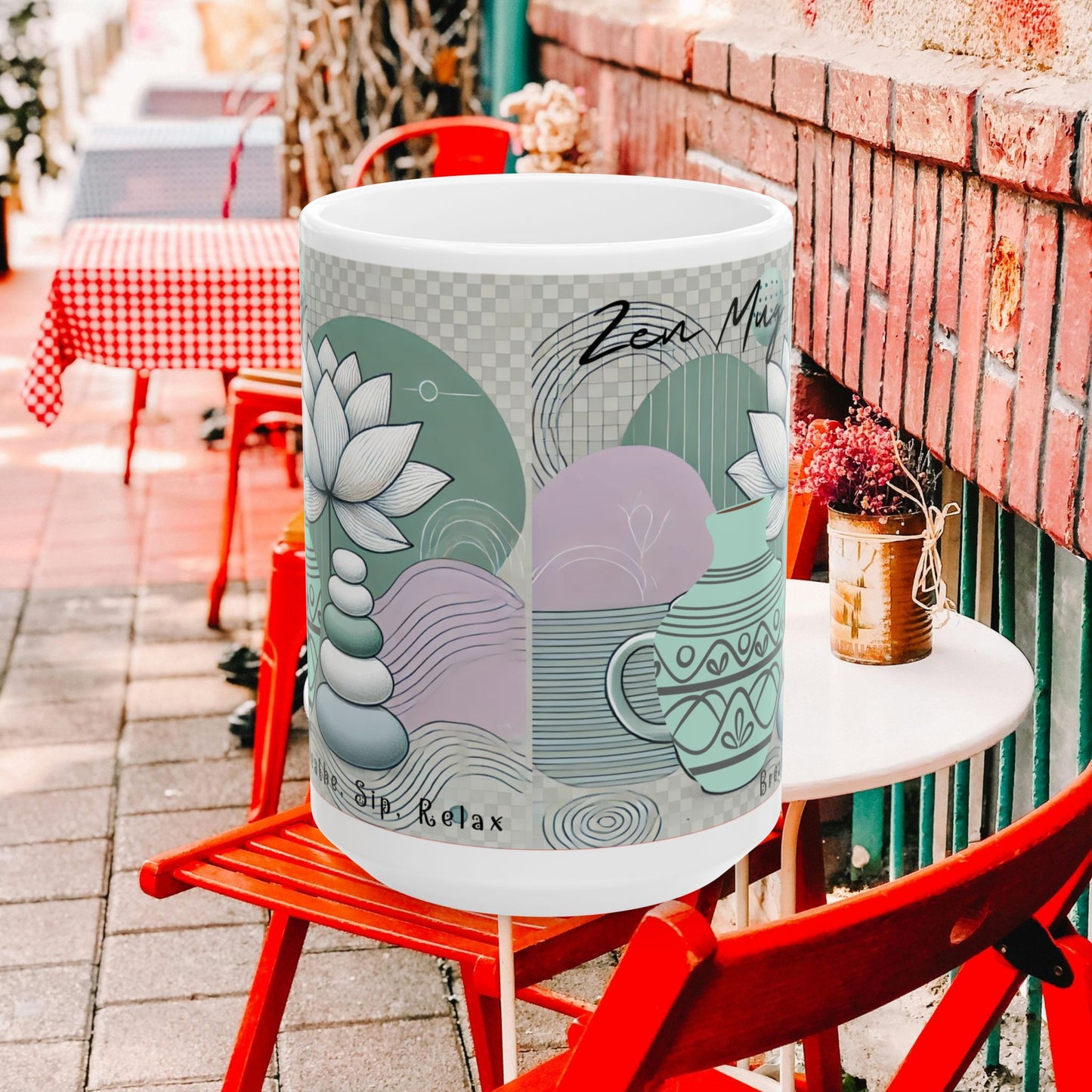 Ceramic Mug, (11oz, 15oz)_ N3+ Series CM10OZ&15OZ PT2WW002_ Limited Edition by WesternWaves: