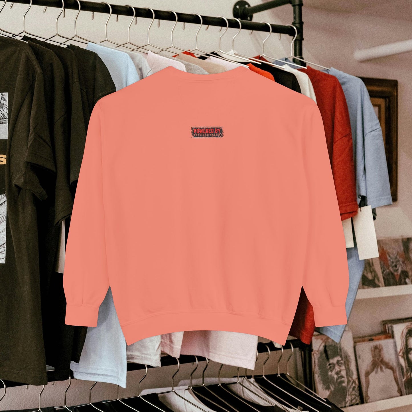 Unisex Garment-Dyed Sweatshirt_ N2 Series USGDSS PT2WW002_ Limited Edition Masterpiece of ‘ZeztZ’ Sports Brand _ Luxury & Casual Comfort by WesternWaves: