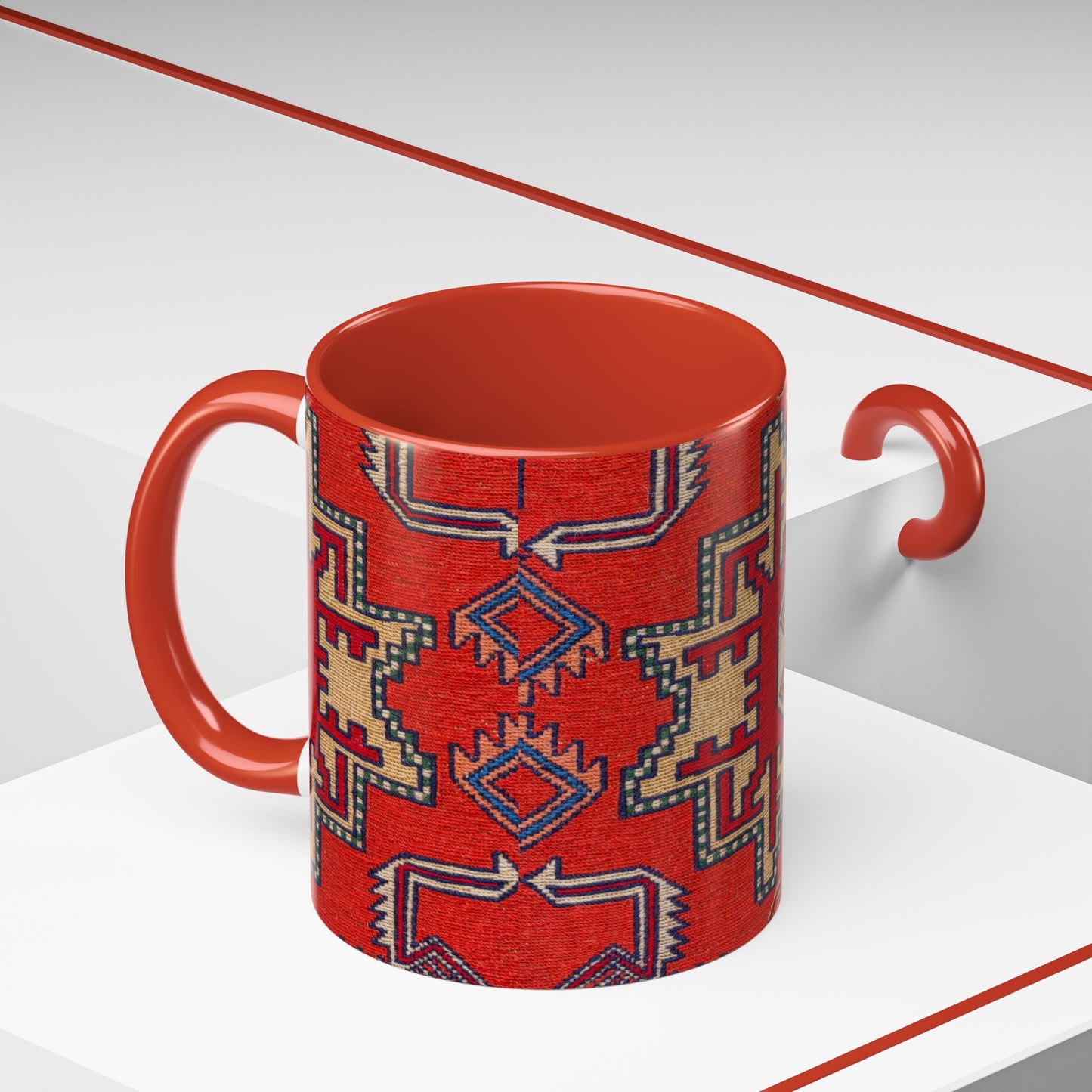 Accent Coffee Mug 11, 15oz_ N3+ Series ACM11OZ PT2WW019_ Limited Edition Perfect Blend of Style by WesternWaves: