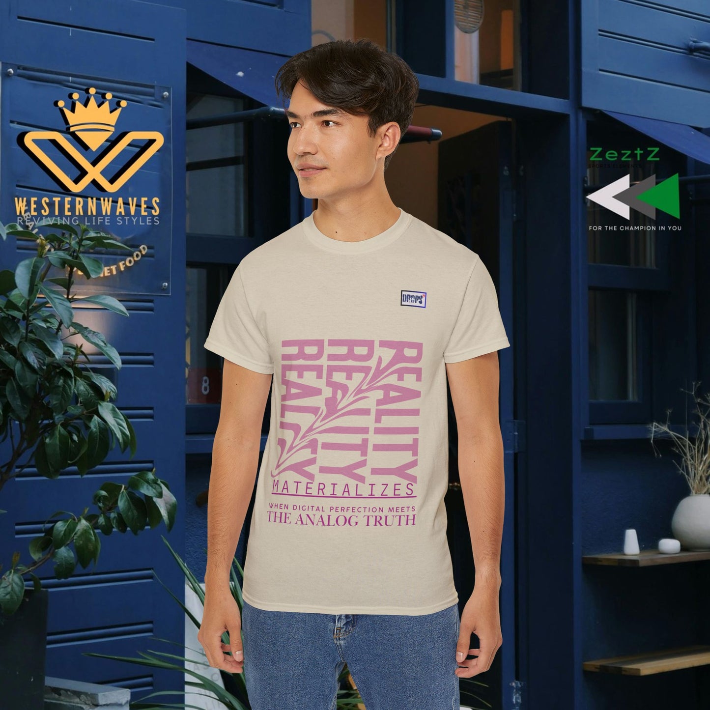 Unisex Ultra Cotton Tee_ Classic Comfort Unleashed_ N2* Series USUCTEE PT2WW008_ Limited Edition Maximum Comfort & Style by WesternWaves: