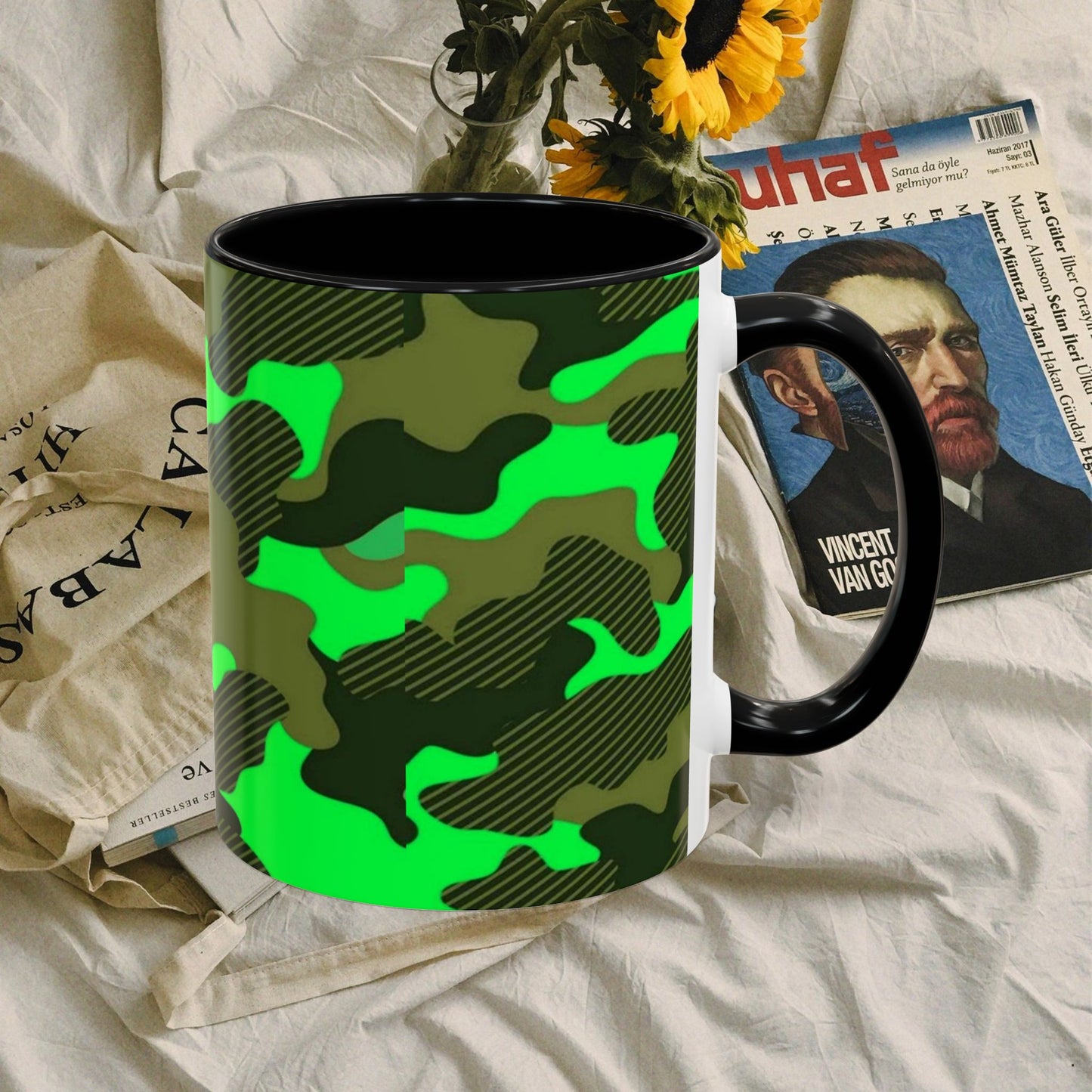 Accent Coffee Mug (11, 15oz)_ N2 Series ACMUG PT2WW004_ Limited Edition Mug by WesternWaves: