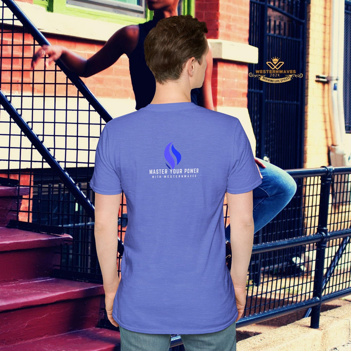 Unisex Softstyle T-Shirt_ N3+ Series USSTS FT2WW005_ Limited Edition Redefines & Relaxation by WesternWaves: