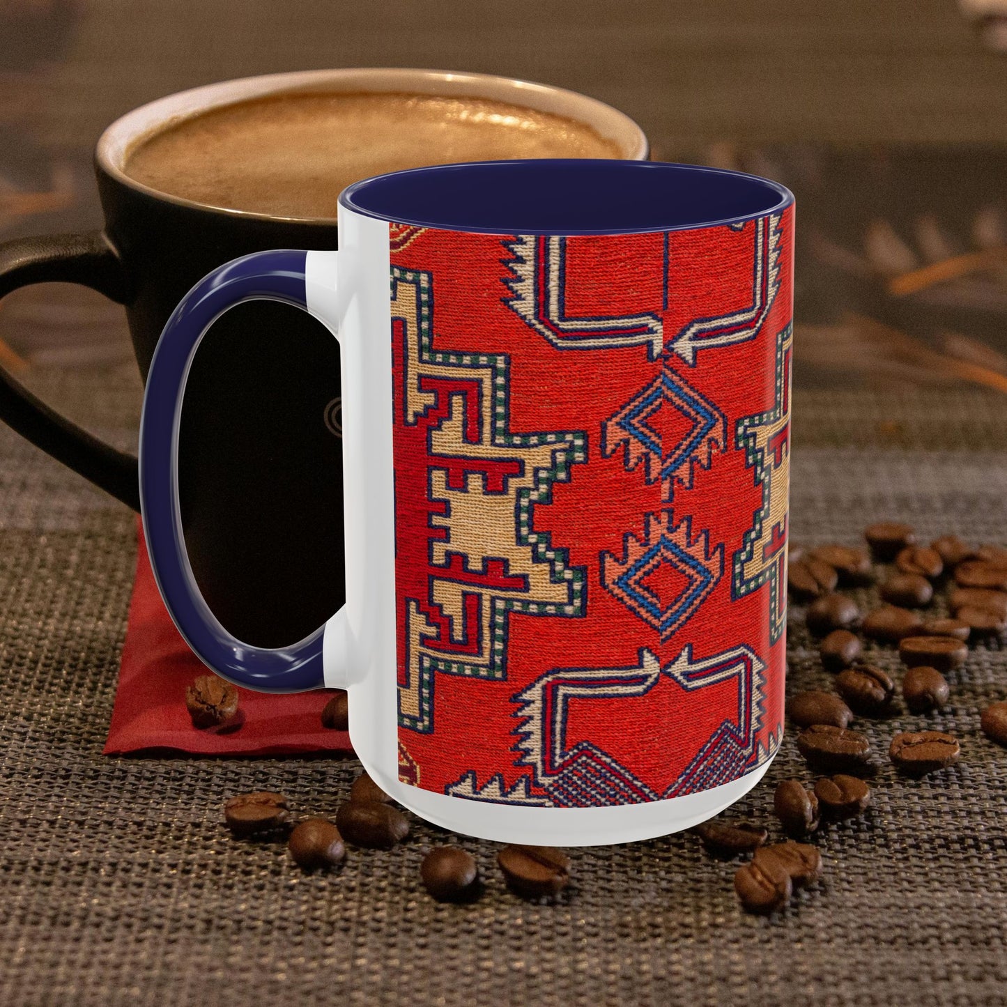Accent Coffee Mug 11, 15oz_ N3+ Series ACM11OZ PT2WW019_ Limited Edition Perfect Blend of Style by WesternWaves: