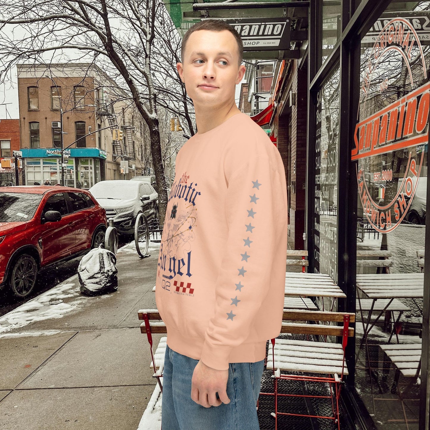 Unisex Lightweight Crewneck Sweatshirt_ N3+ Series ULWCSS PT2WW012_ Limited Edition Unparalleled Quality by WesternWaves: