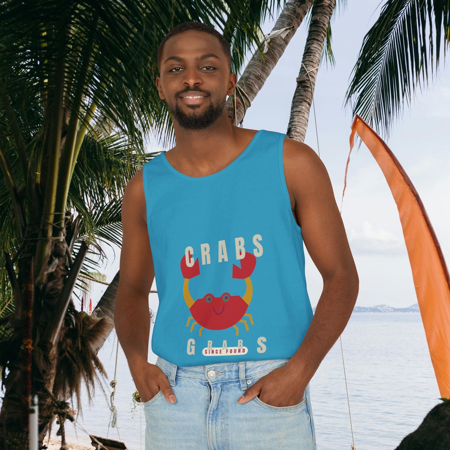 Unisex Garment-Dyed Tank Top_ N2+ Series USGDTT PT2WW012_ Limited Edition Comfort & Style by WesternWaves: