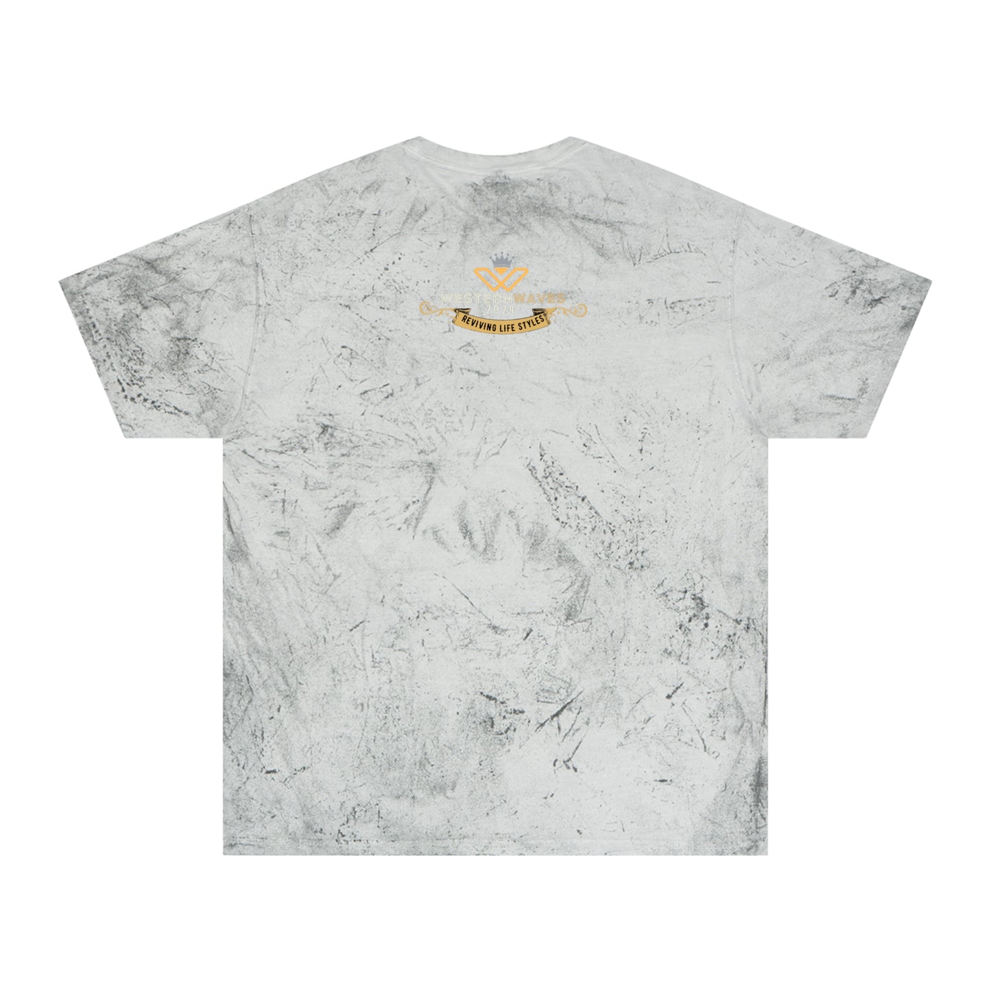 Unisex Color Blast T-Shirt_ N+ Series USCBTS PT2WW001_ Limited Edition by WesternWaves: