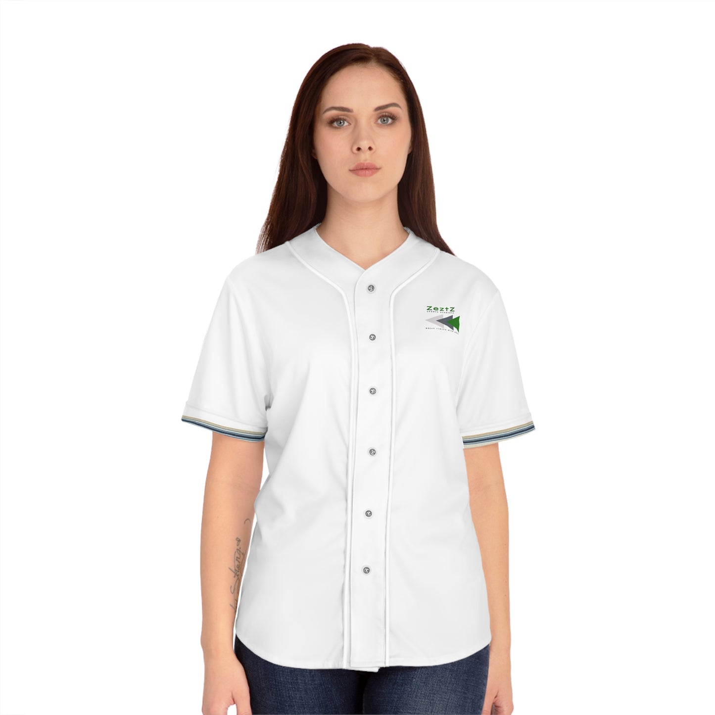 Women's Baseball Jersey (AOP)_ N3+ Series WBBJERSEY PT2WW001_ ZeztZ Sports Brand Limited Edition by WesternWaves: