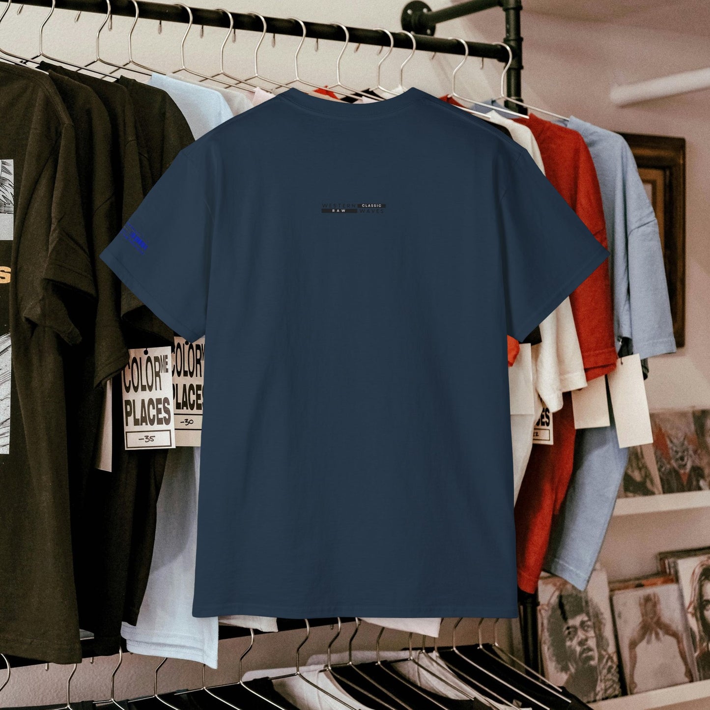 Unisex Ultra Cotton Tee_ Classic Comfort Unleashed_ N2 Series USUCTEE PT2WW002_ Limited Edition Maximum Comfort & Style by WesternWaves: