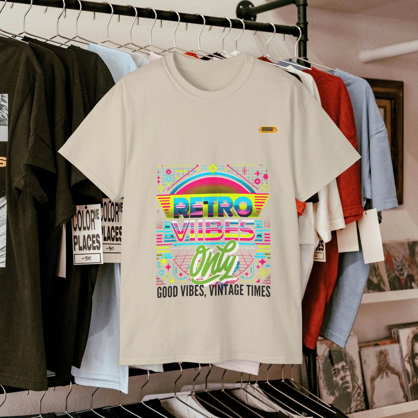 Unisex Ultra Cotton Tee_ 18 June 205_ Limited Edition Casual Wearin Vintage Style by WesternWaves: