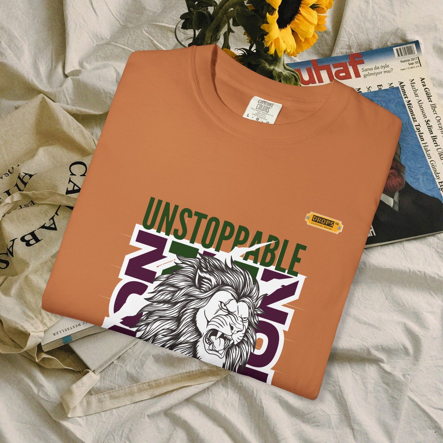 Unisex Garment-Dyed T-Shirt_ 26 June 2025_ Limited Edition Strength in Diversity by WesternWaves: