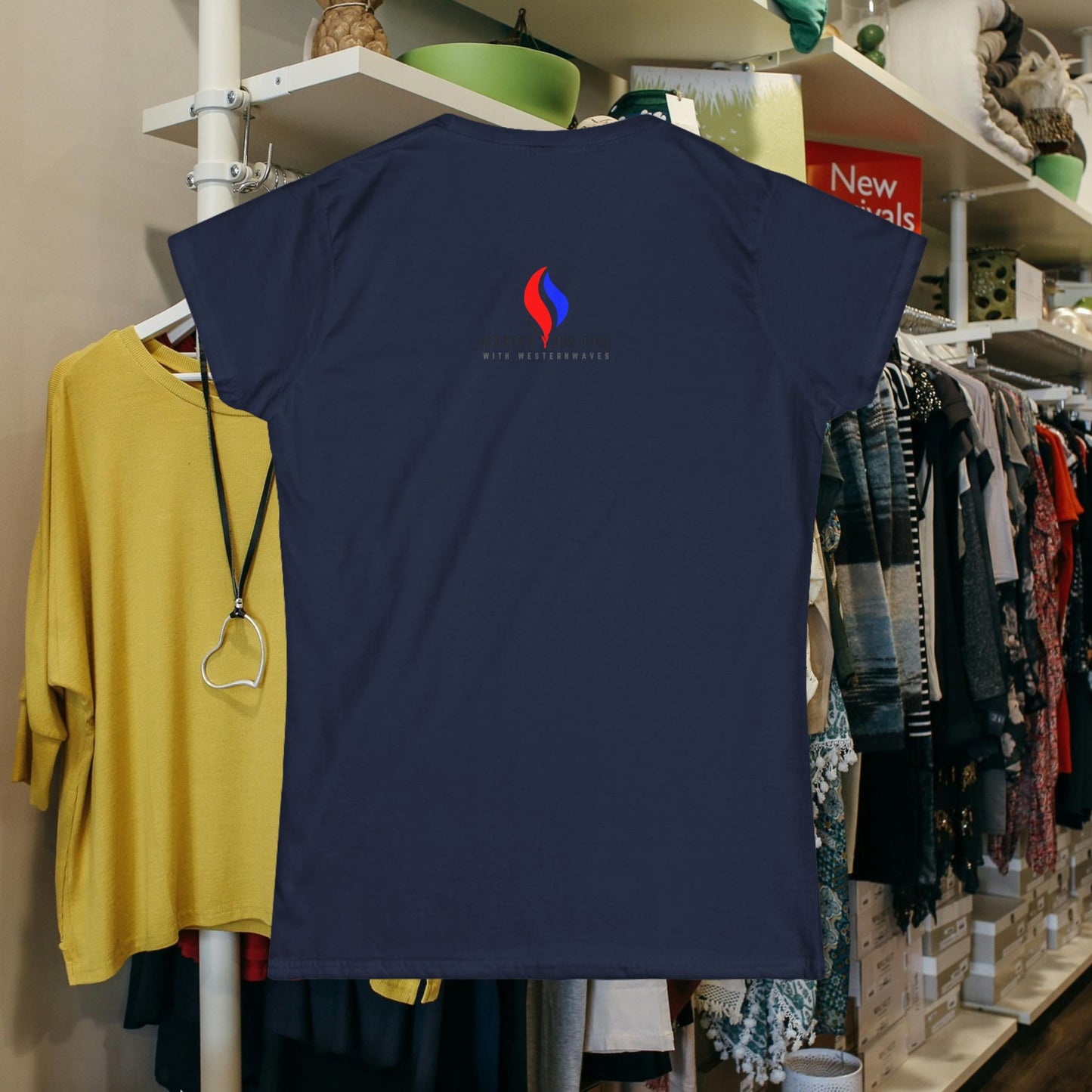 Women's Softstyle Tee_ for Effortless Chic_ N2+ Series WSST PT2WW005_ Limited Edition Feminine & Sophisticated Style by WesternWaves: