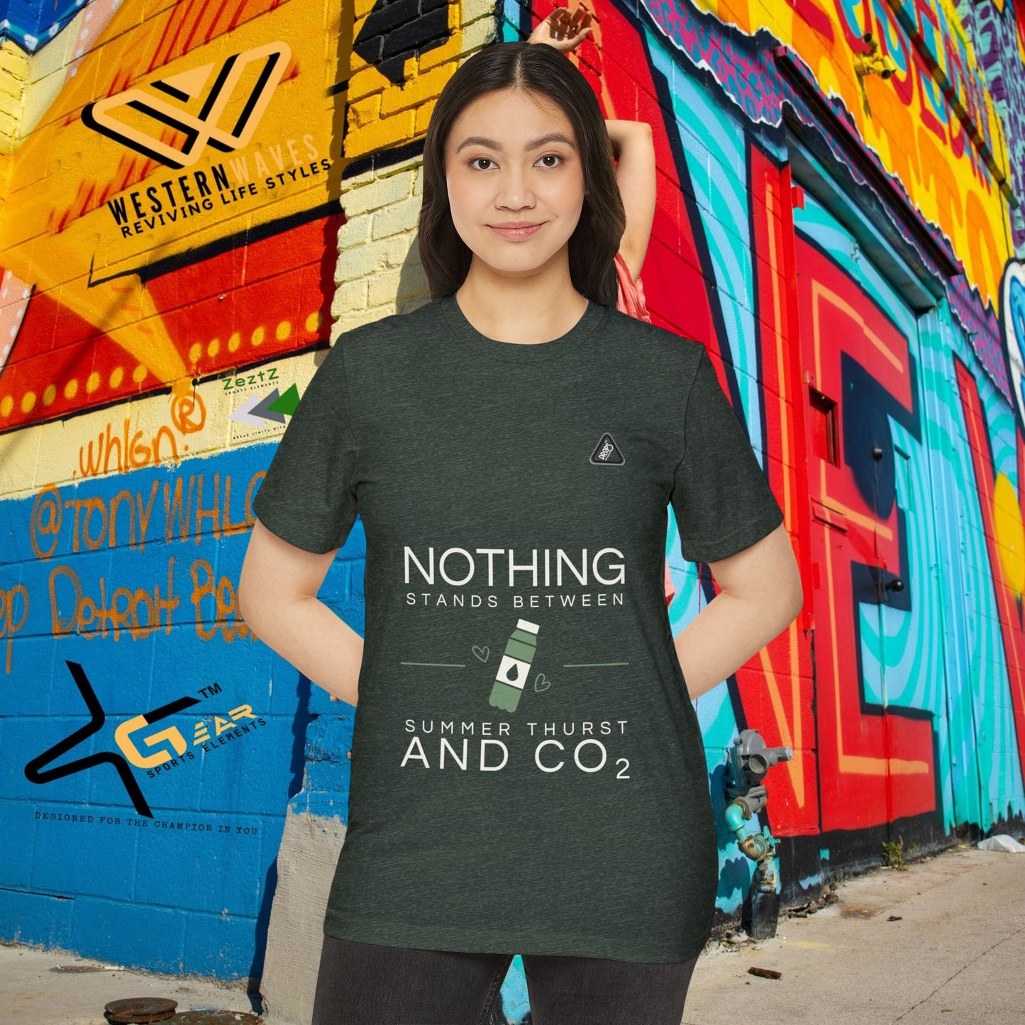 Eco-Friendly Unisex T-Shirt_ N7* Series ECOFUSTS PT2WW001_ Limited Edition Eco-Friendly T-Shirt by WesternWaves:
