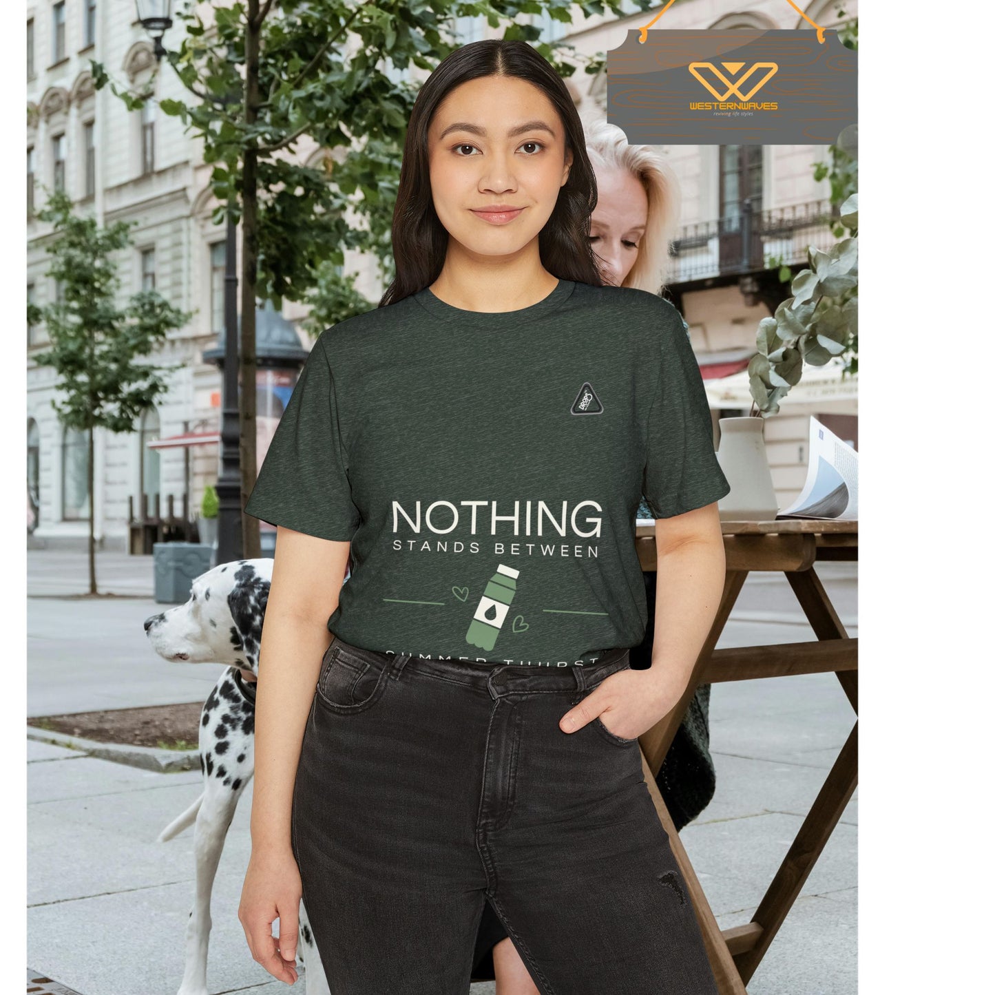 Eco-Friendly Unisex T-Shirt_ N7* Series ECOFUSTS PT2WW001_ Limited Edition Eco-Friendly T-Shirt by WesternWaves: