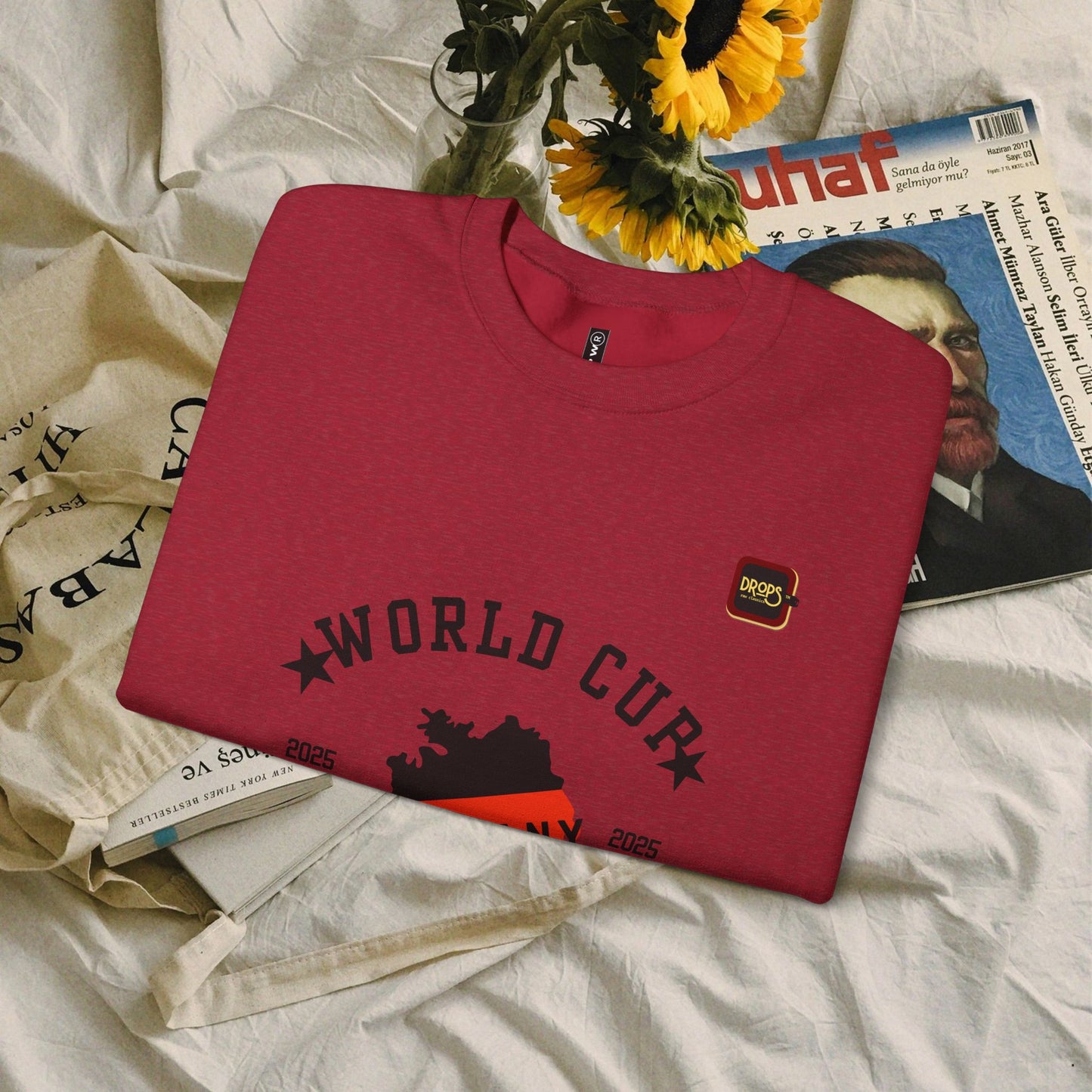 Unisex Sweatshirt_ N7+ Series USSS PT2WW001_ Germany The Winner by Default_ Limited Edition by WesternWaves: