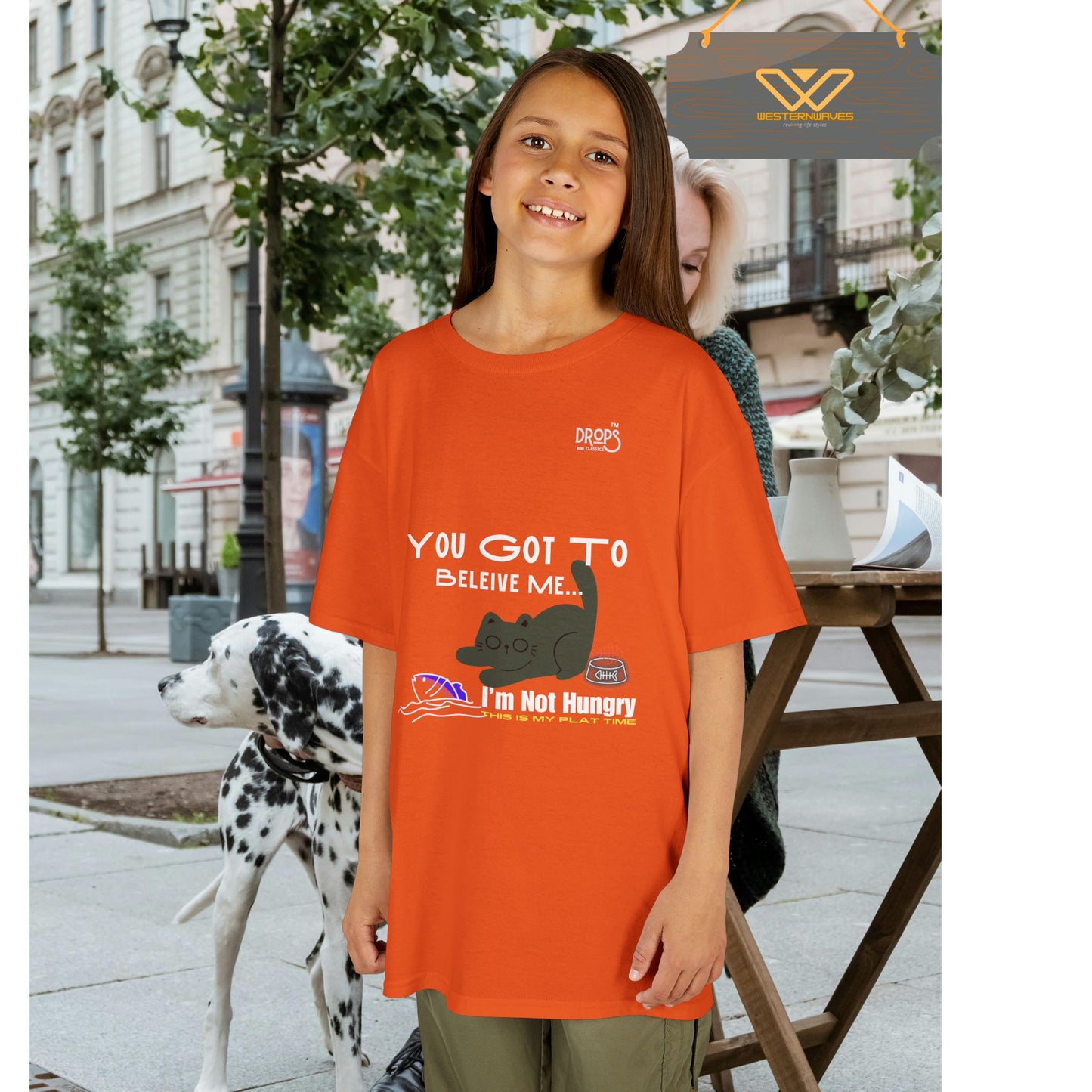 Kids Heavy Cotton™ Tee_ N2 Series KHCT PT2WW0011_ Limited Edition Durable Comfort for Every Adventure by WesternWaves: