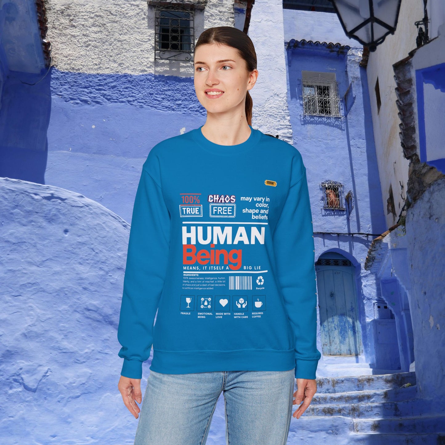 Unisex Heavy Blend™ Crewneck Sweatshirt_ N2 Series UHBCSS PT2WW019_ Limited Edition Pure Luxury By WesternWaves: