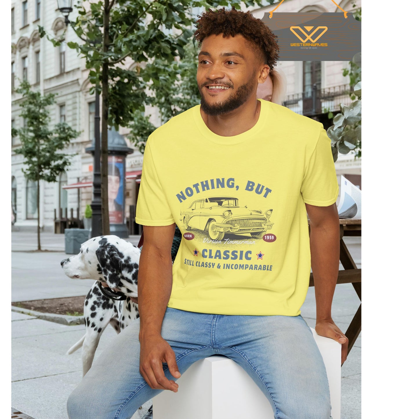 Unisex Softstyle T-Shirt_ N3+ USSTS FT2WW005_ Redefine Relaxation Limited Edition by WesternWaves: