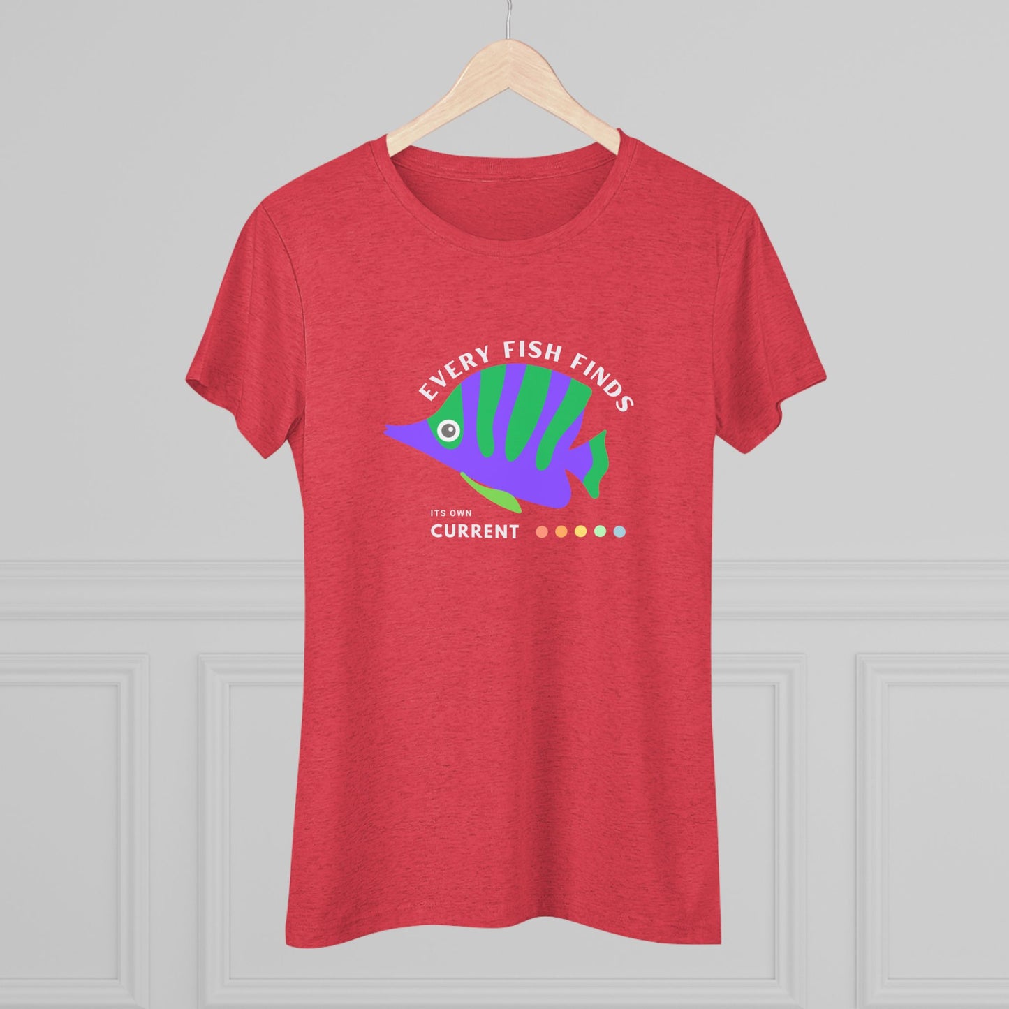 Women's Triblend Tee_ N3+ Series WTBT PT2WV002_ Limited Edition Designer Tee by SPW of WesternWaves