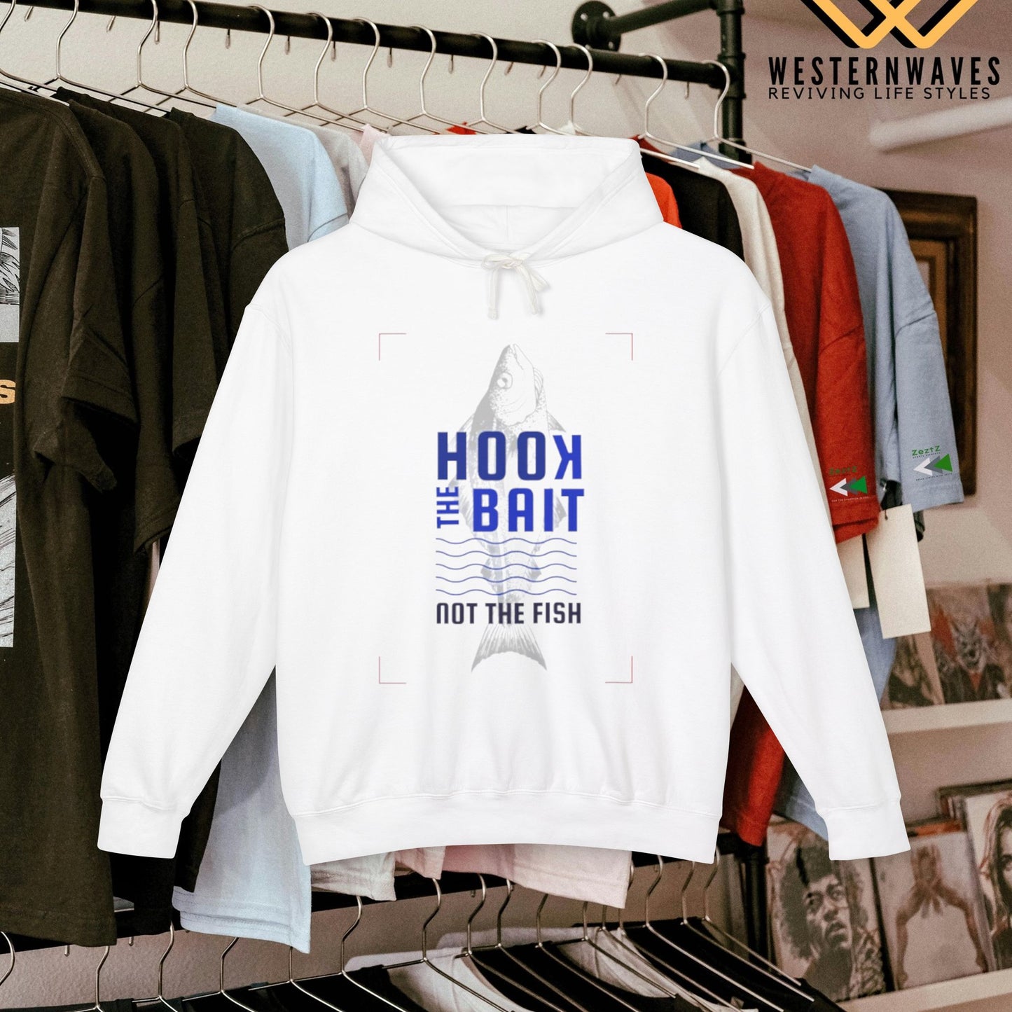 Unisex Lightweight Hooded Sweatshirt – N2+ Series USLWHSS PT2WW018_ Limited Edition Crafted Comfort by WesternWaves: