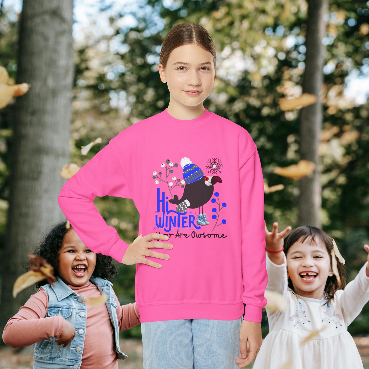 Youth Crewneck Sweatshirt_ N2+ Series YCNSS PT2WW002_ Limited Edition Perfect Companion for the School, Sports & Casual hangouts by WesternWaves: