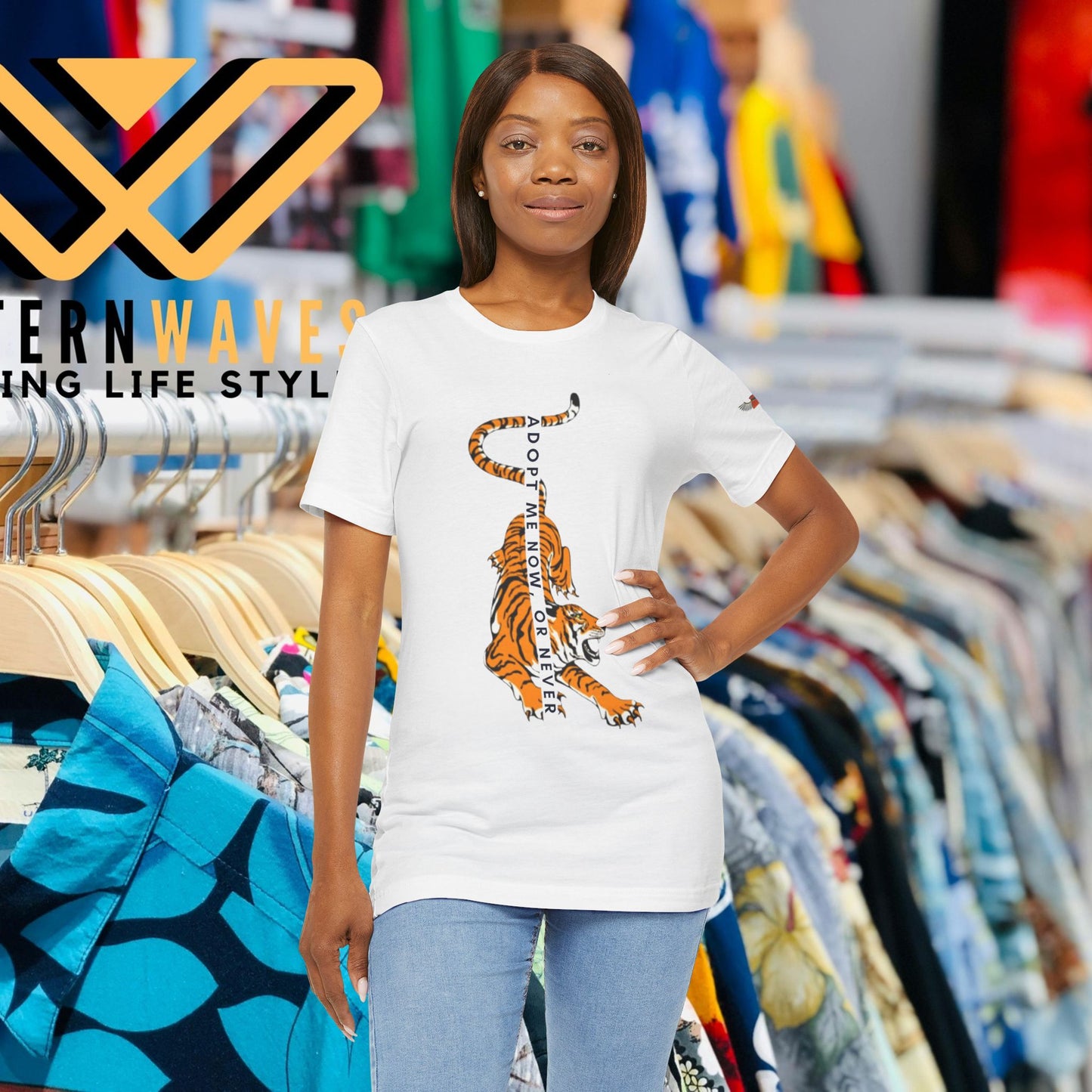 Unisex Jersey Short Sleeve Tee_ N2 Series PT2WW003_Limited Edition by WesternWaves: